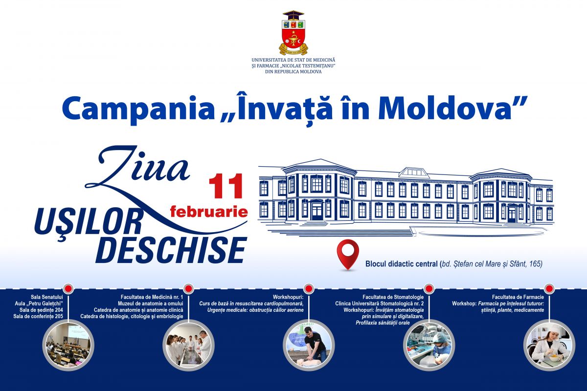 Ziua usilor deschise pentru elevii din Chisinau