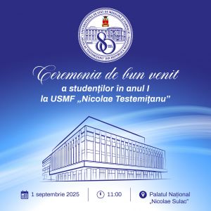Ceremonia de bun venit a studenților admiși în anul I